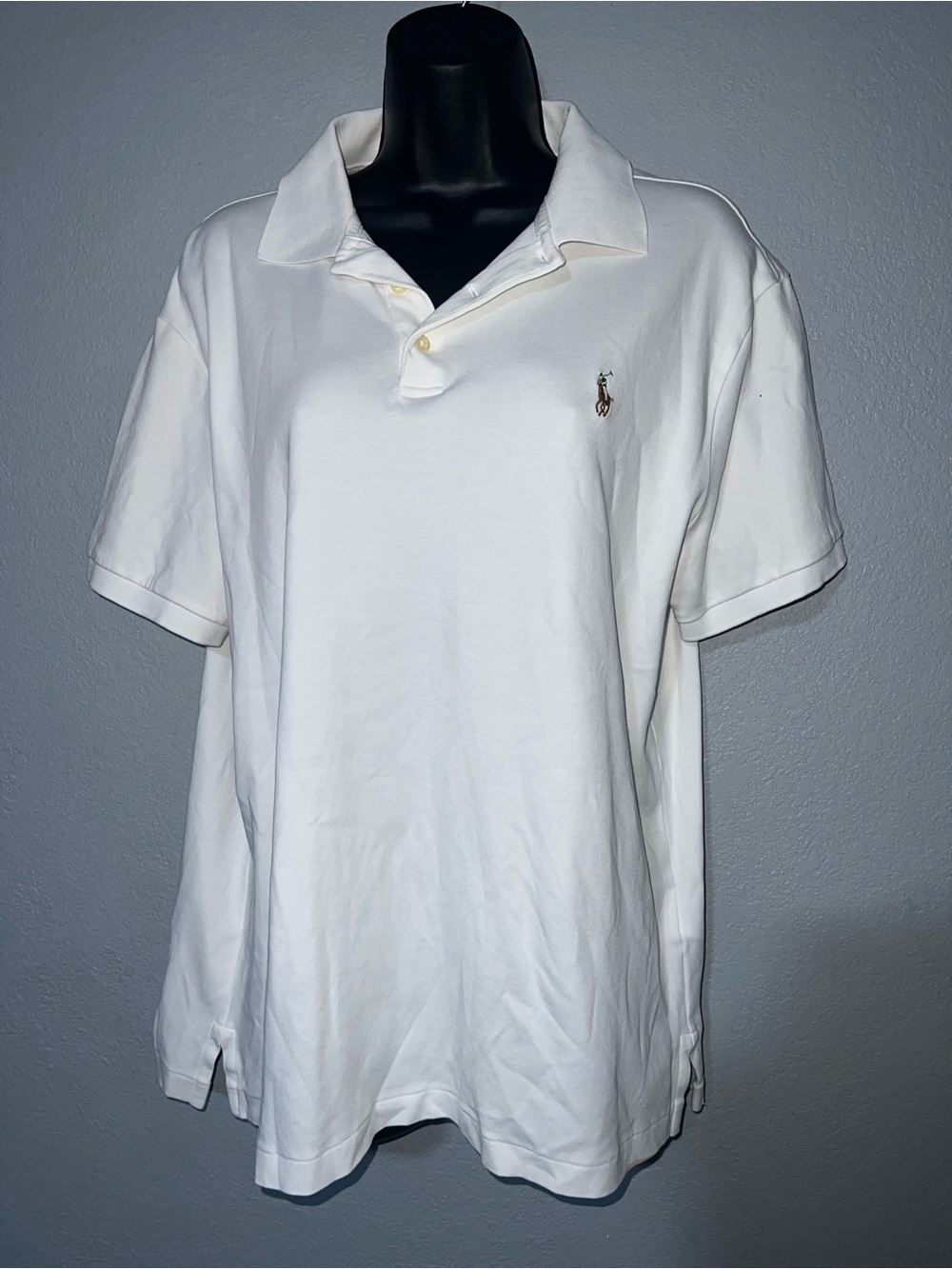Ralph Lauren White Classic Polo